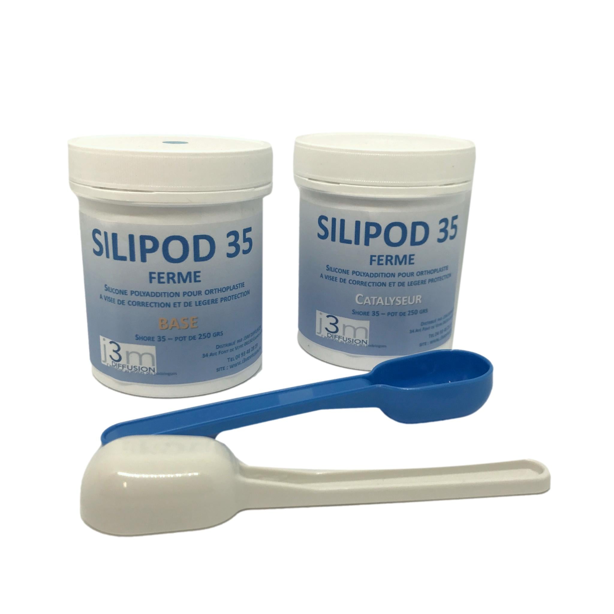 Silicone orthoplastie - Dureté rigide - Shore A 35 - Silipod