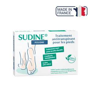 Poudre traitement anti-transpirant pour les pieds - Sudine