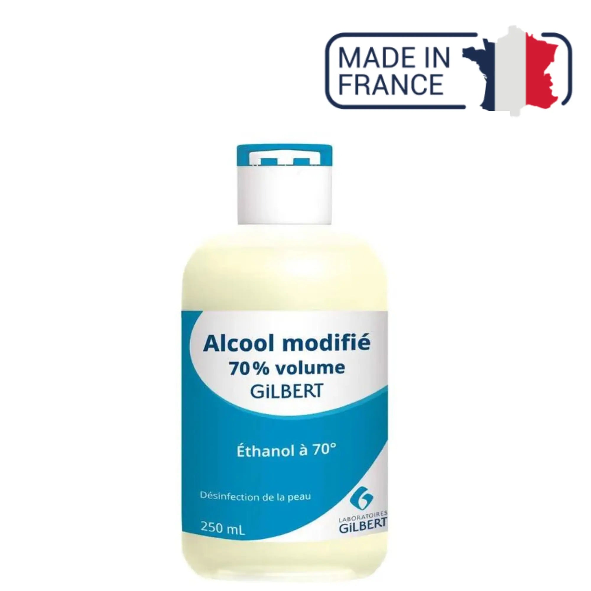 Alcool modifié 70° volume - 5 contenances - Laboratoires Gilbert - My Podologie