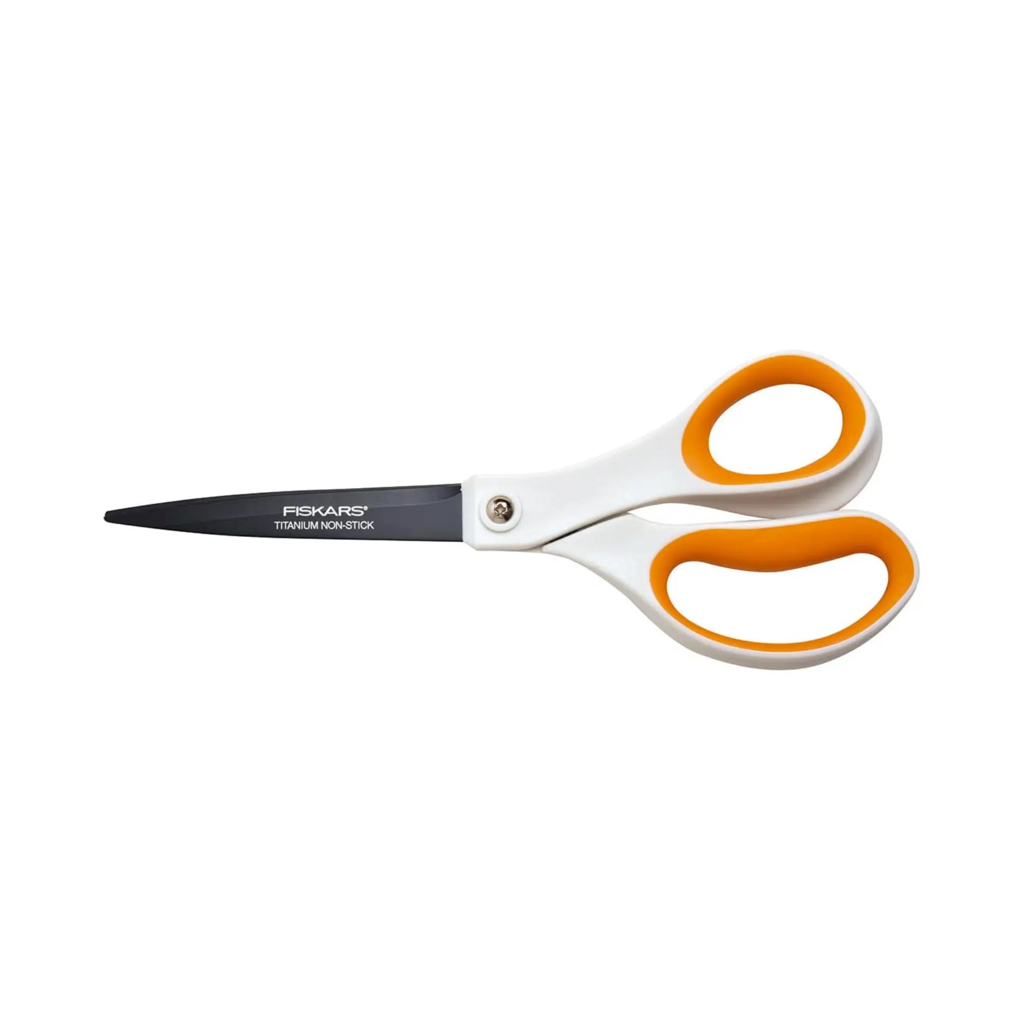 Ciseaux métal anti-adhésifs - Blanc / Orange - 21 cm - Fiskars - My Podologie