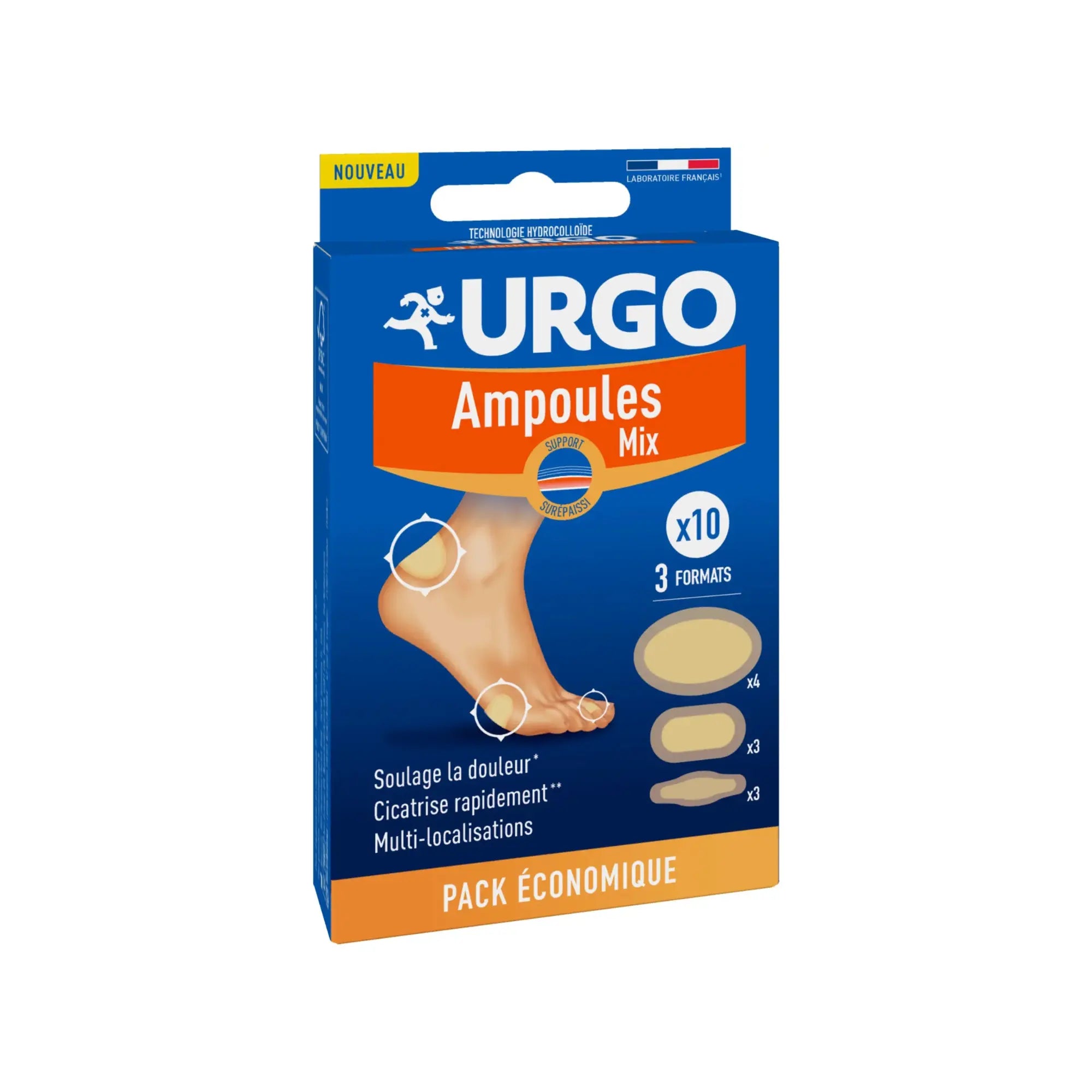 Pansements ampoules - Mix Assortiment - bte de 10 - Urgo Urgo 