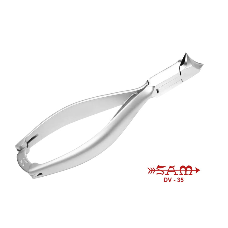 Pince à ongles - Acier inoxydable - Finition satinée - Coupe concave - 14 cm - Sam Sam 