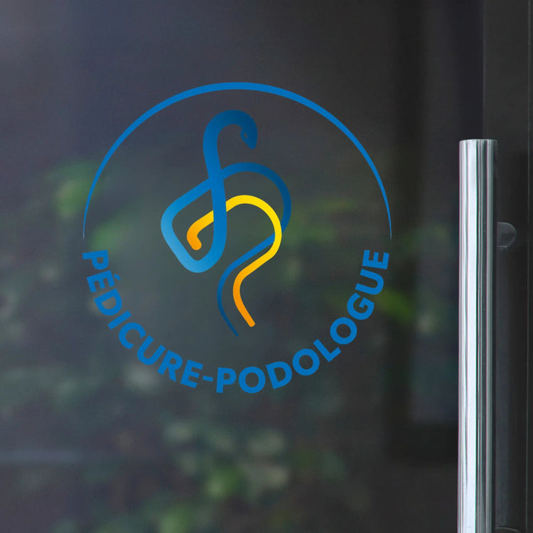 Sticker vitrine Pédicure-Podologue ONPP - Pour votre cabinet de podologie My Podologie 