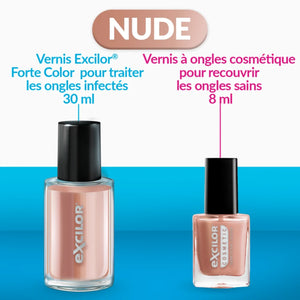 Traitement mycose ongles forte couleur nude 30ml - Excilor Excilor 